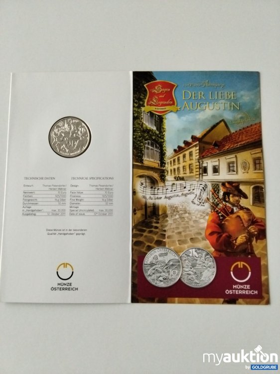 Artikel Nr. 396883 Artikel Nr. 396883: 10 Euro Silbermünze