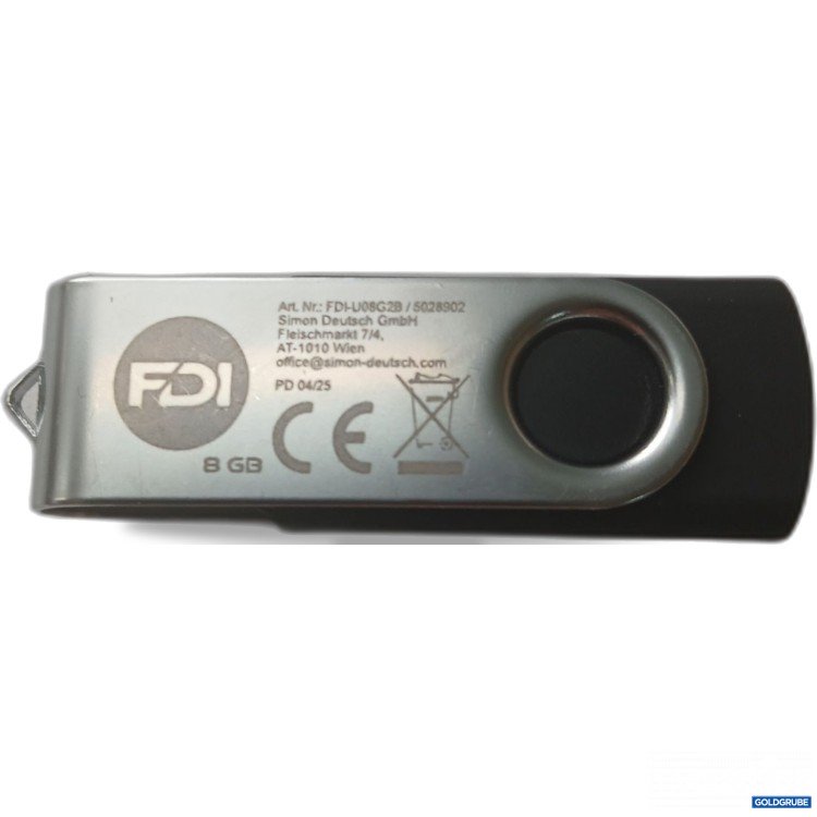 Artikel Nr. 445883: FDI USB-Stick Art.nr FDI-U0G2B  8GB