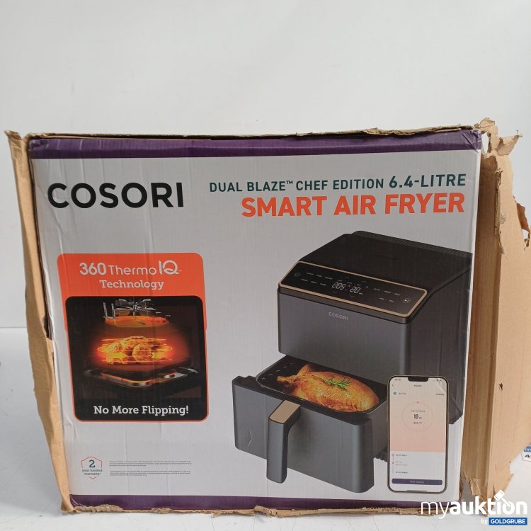 Artikel Nr. 463883 Artikel Nr. 463883: Cosori Dual Blaze Chef Edition Smart Air Fryer 6,4 l