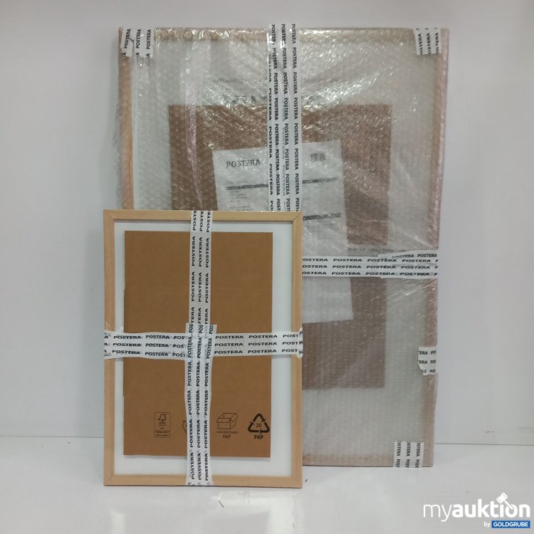 Artikel Nr. 814883: Postera 2x Bilderrahmen Holz, 1x 44x32 cm, 1x 72.5x52.5 cm
