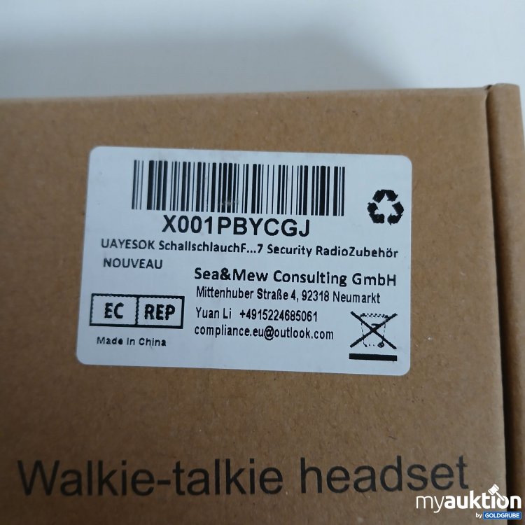 Artikel Nr. 824883: Sea&Mew Walkie-Talkie Headset