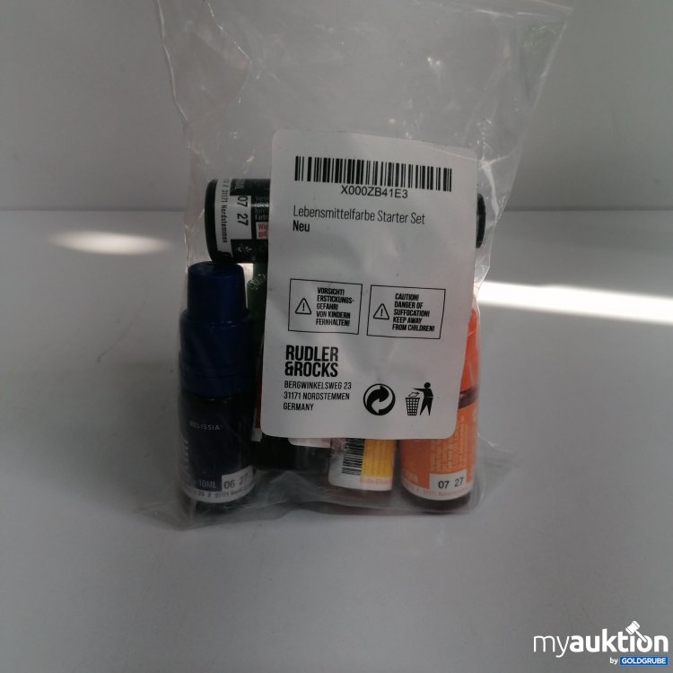 Artikel Nr. 850883: Rudler & Rocks Lebensmittelfarben Starter Set 