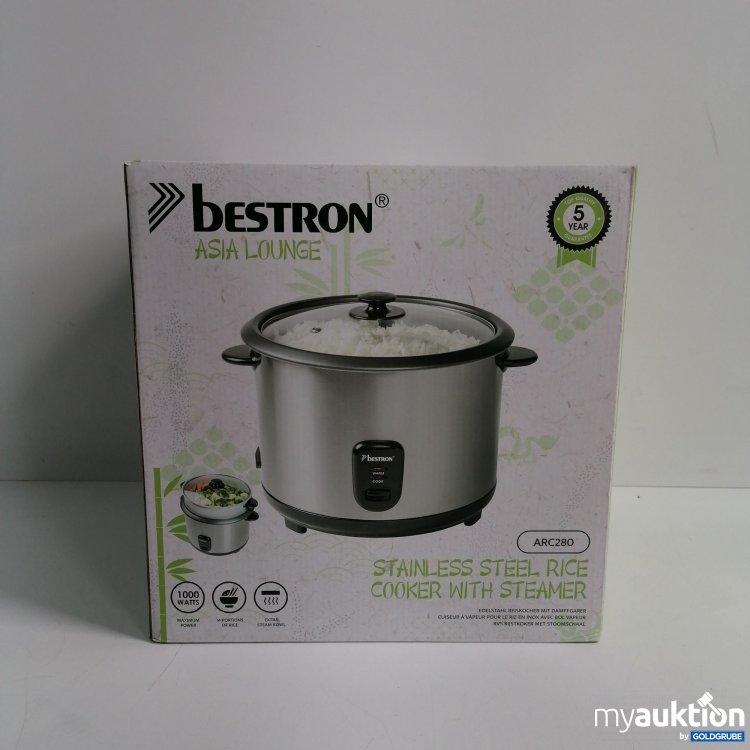 Artikel Nr. 859883 Artikel Nr. 859883: Bestron Asia Lounge Stainless Steel Reiskocher ARC280