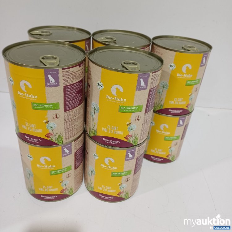 Artikel Nr. 889883: Herrmann's Manufaktur Bio-Huhn für Hunde10 Stück a800G
