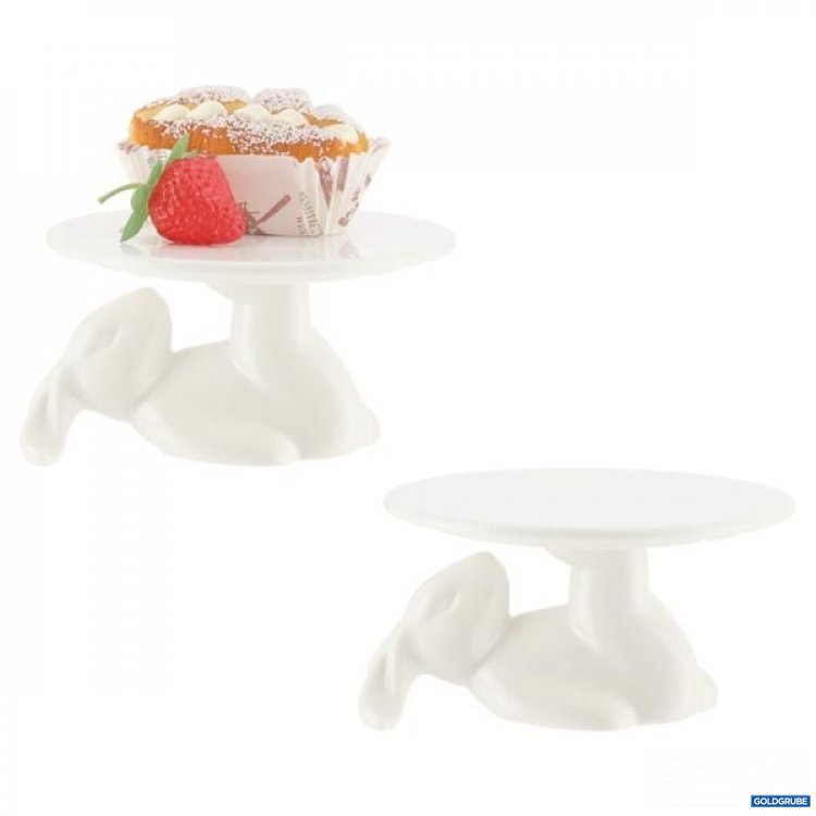 Artikel Nr. 922883: Etagere Osterhase, weiß, ca. 15cmD
