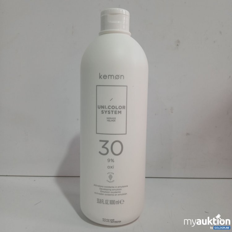 Artikel Nr. 969883 Artikel Nr. 969883: Kemøn Uni color System 30 9% oxi Developing emulsion 1L