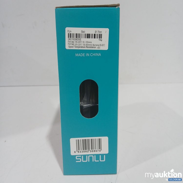 Artikel Nr. 978883: Sunlu 3D Printer Filament Black 1,75mm 1kg 