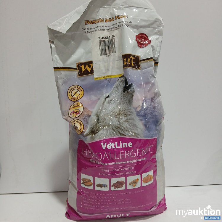 Artikel Nr. 470884: VetLine Hypoallergenic Adult Hundefutter Pferd mit Süßkartoffeln
