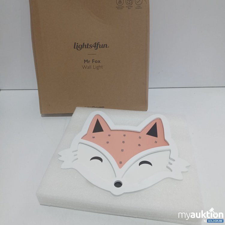 Artikel Nr. 818884 Artikel Nr. 818884: Lights4fun Wall Light Mr Fox