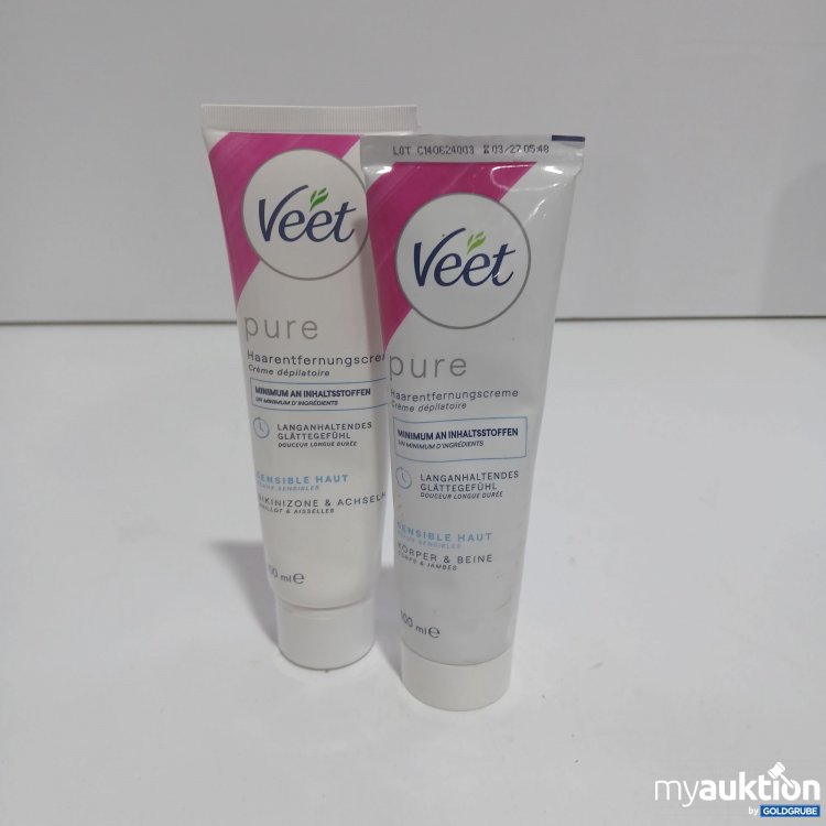 Artikel Nr. 844884: Veet Pure Haarentfernungscreme 2x100g