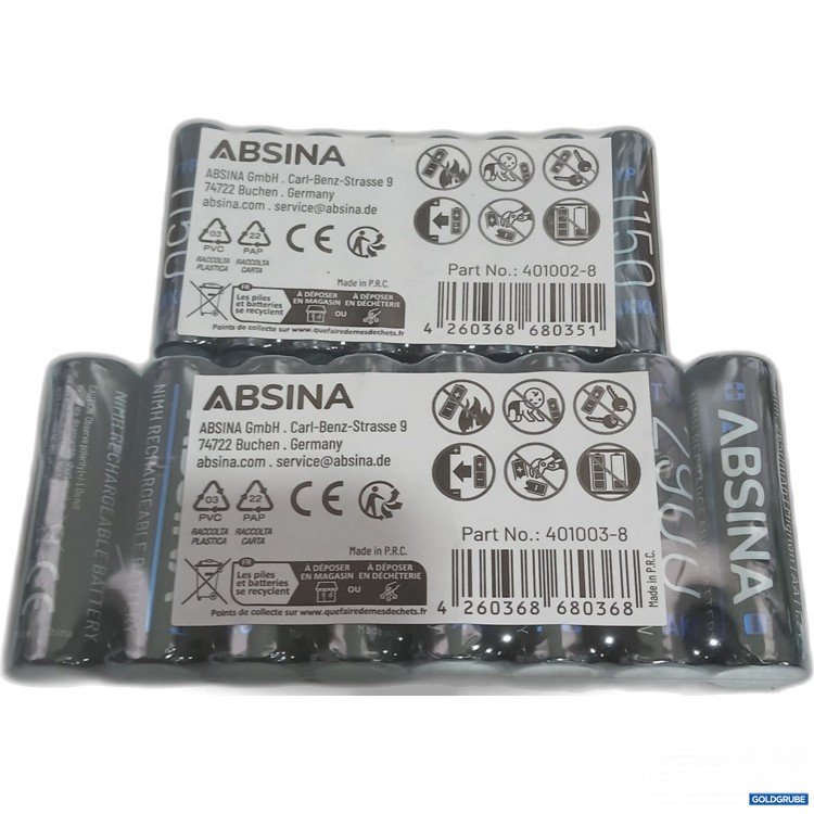 Artikel Nr. 882884 Artikel Nr. 882884: Absina Batterien 8xAAA 8xAA