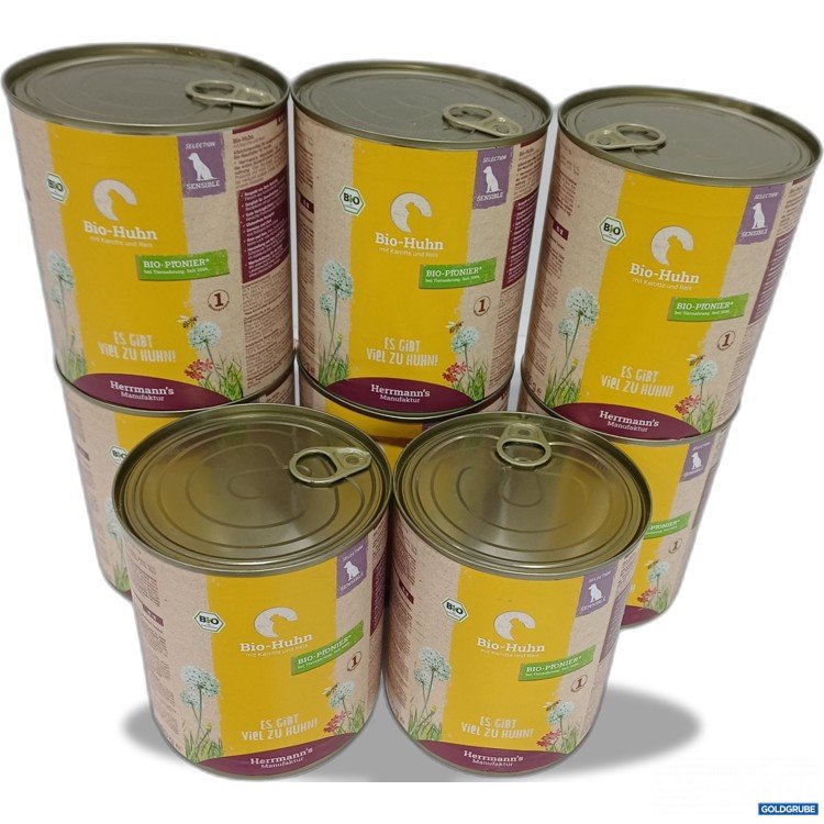 Artikel Nr. 889884: Herrmann's Manufaktur Bio-Huhn 8 Stück a800G 