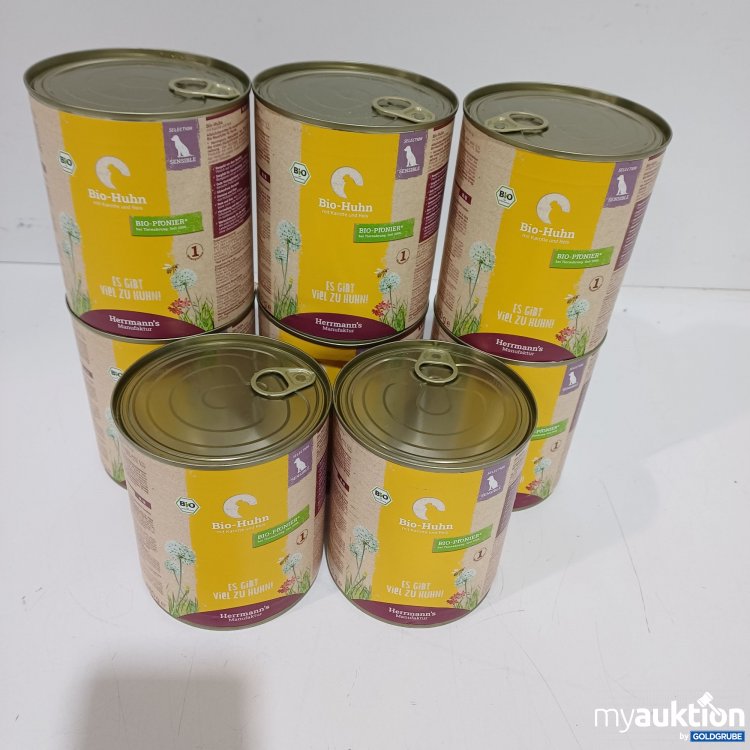 Artikel Nr. 889884: Herrmann's Manufaktur Bio-Huhn 8 Stück a800G 