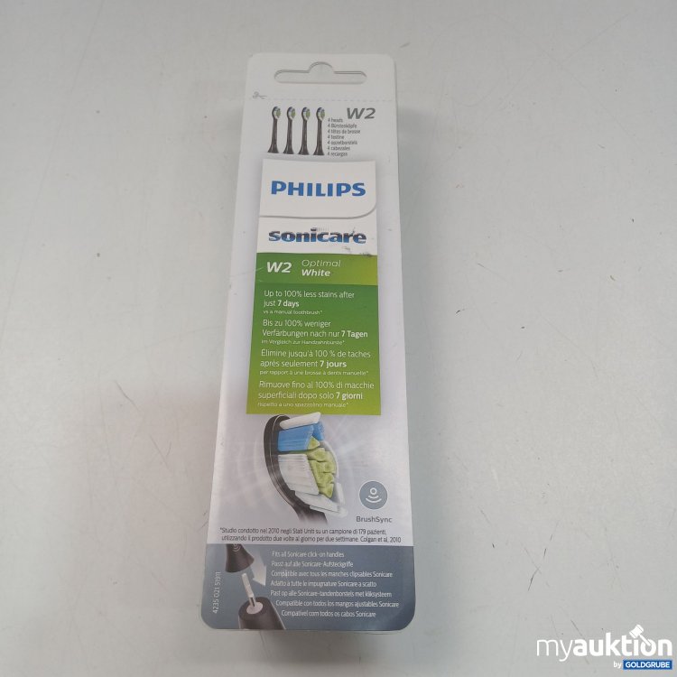 Artikel Nr. 910884: Philips W2 4 Bürstenköpfe 