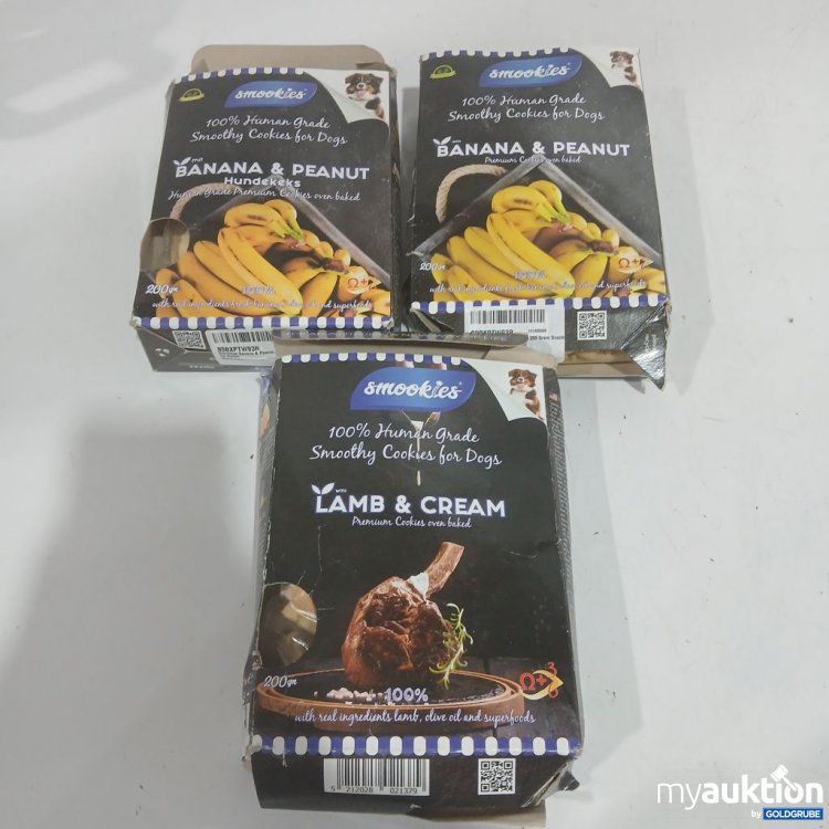Artikel Nr. 952884 Artikel Nr. 952884: Smookies Hunde Kekse 3x200g