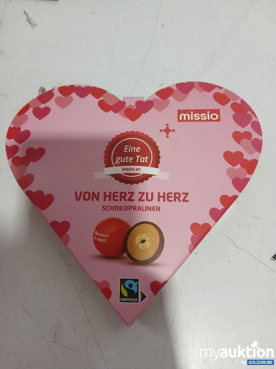 Artikel Nr. 997884 Artikel Nr. 997884: Missio eine gute Tat von Herz zu Herz Schokopralinen 102g