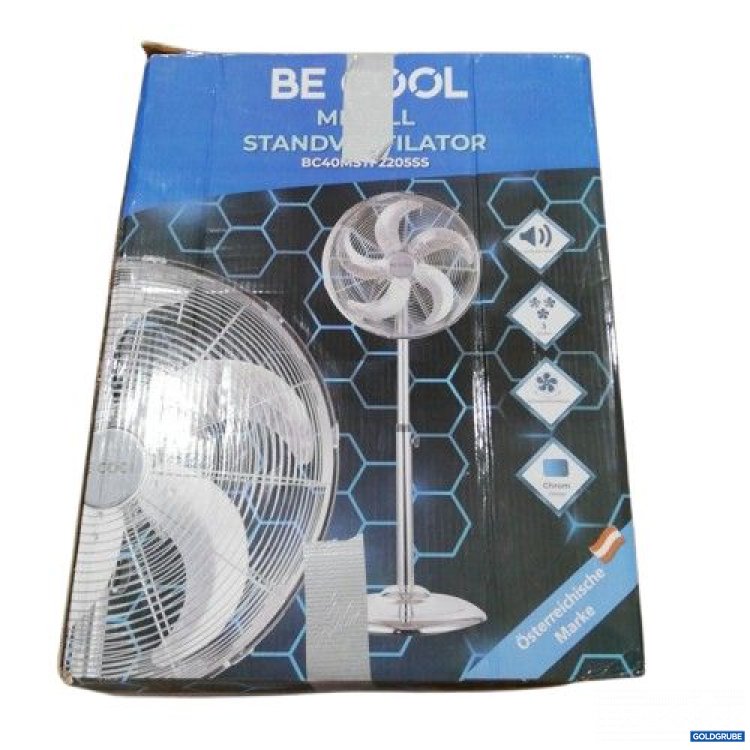 Artikel Nr. 380885 Artikel Nr. 380885: BeCool Metall Standventilator BC40MSTF2205SS