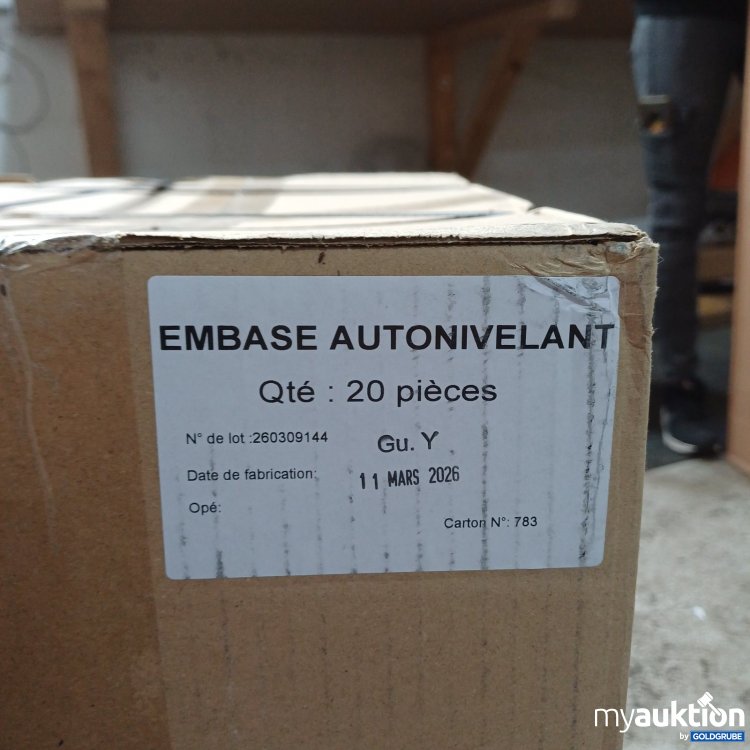 Artikel Nr. 463885: Embase Autonivelant Kunststoff 20 Stück