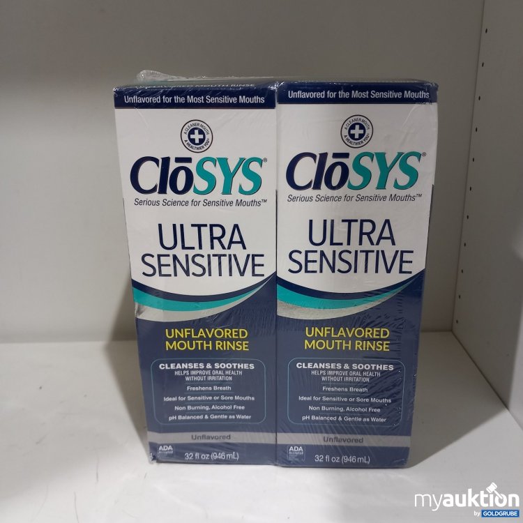 Artikel Nr. 476885 Artikel Nr. 476885: CloSYS Ultra Sensitive Unflavored Mouth Rinse 946 ml