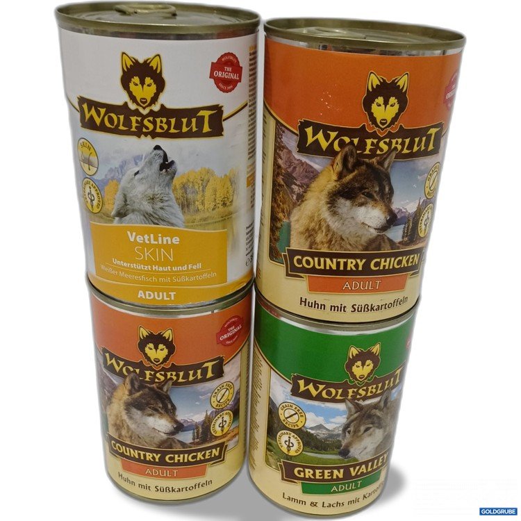 Artikel Nr. 889885: Wolfsblut Adult für Hunde verschiedene Sorten 4 Stück a395G