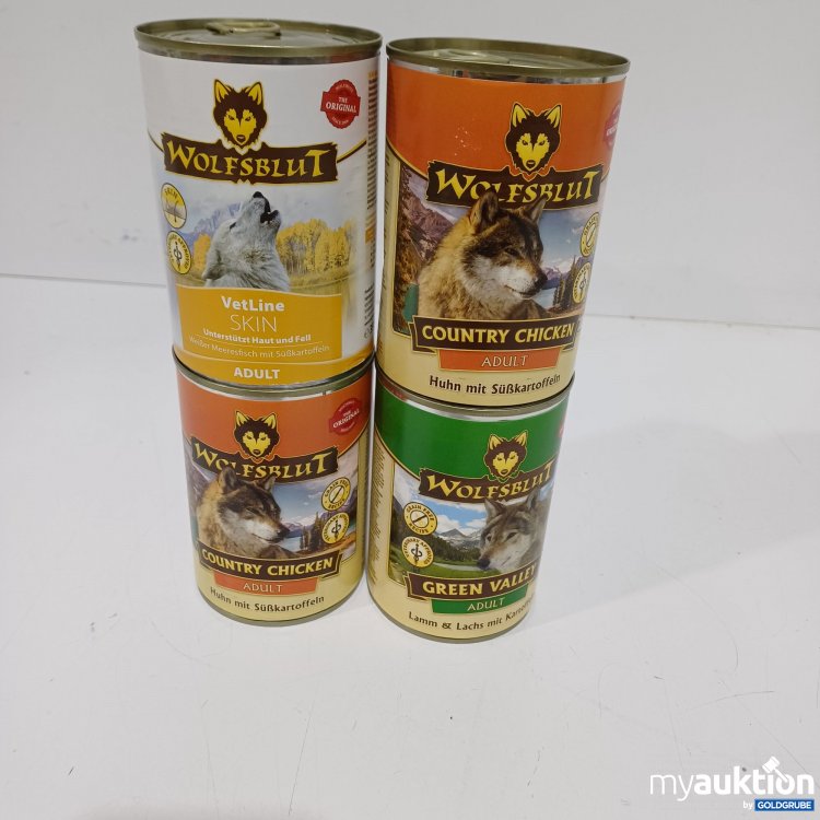 Artikel Nr. 889885: Wolfsblut Adult für Hunde verschiedene Sorten 4 Stück a395G