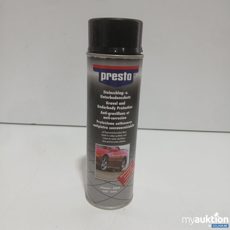 Artikel Nr. 970885 Artikel Nr. 970885: Presto Steinschlag und Unterbodenschutz Schwarz 500ml