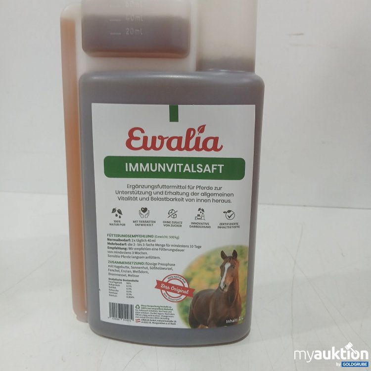 Artikel Nr. 991885: Ewalia Immunvitalsaft für Pferde 1L 