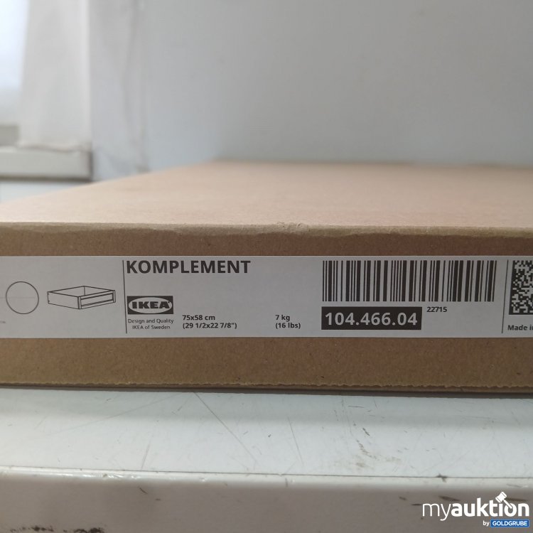 Artikel Nr. 995885: Ikea Komplement 104.466.04 ca 75x58cm weiß