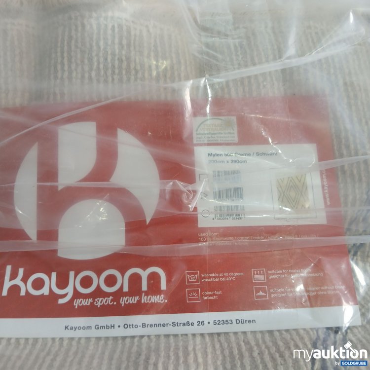 Artikel Nr. 437886: Kayoom Mylen Teppich 500 Creme/schwarz 200x290cm 