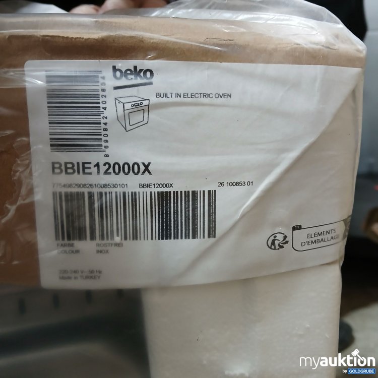 Artikel Nr. 462886 Artikel Nr. 462886: Beko Elektrischer Einbau-Ofen BBIE12000X Inox