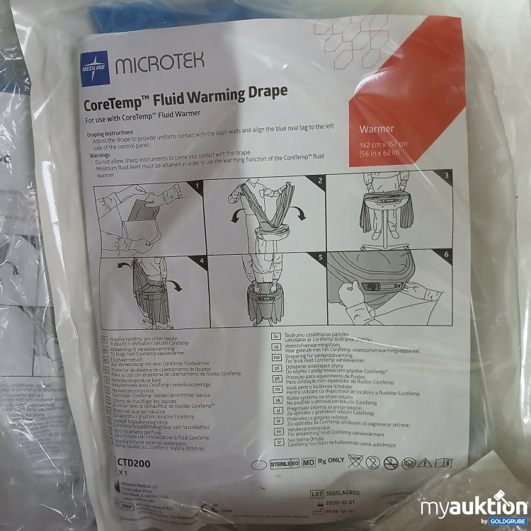 Artikel Nr. 466886 Artikel Nr. 466886: Microtek CoreTemp Fluid Warming Drape 142 cm x 157