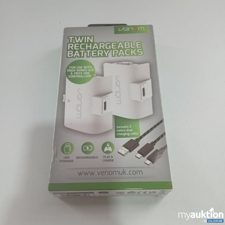 Artikel Nr. 826886 Artikel Nr. 826886: Venom Twin Rechargeable Battery Packs