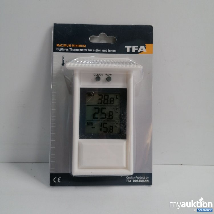 Artikel Nr. 859886 Artikel Nr. 859886: TFA Maximum Minimum digitales Thermometer für außen und innen