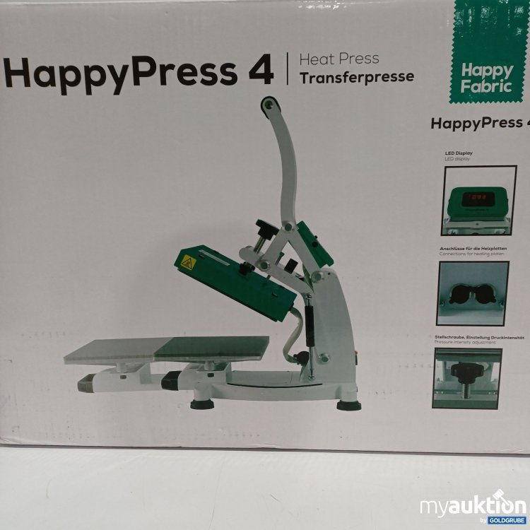 Artikel Nr. 916886 Artikel Nr. 916886: HappyPress4 Heißpresse für Textilien