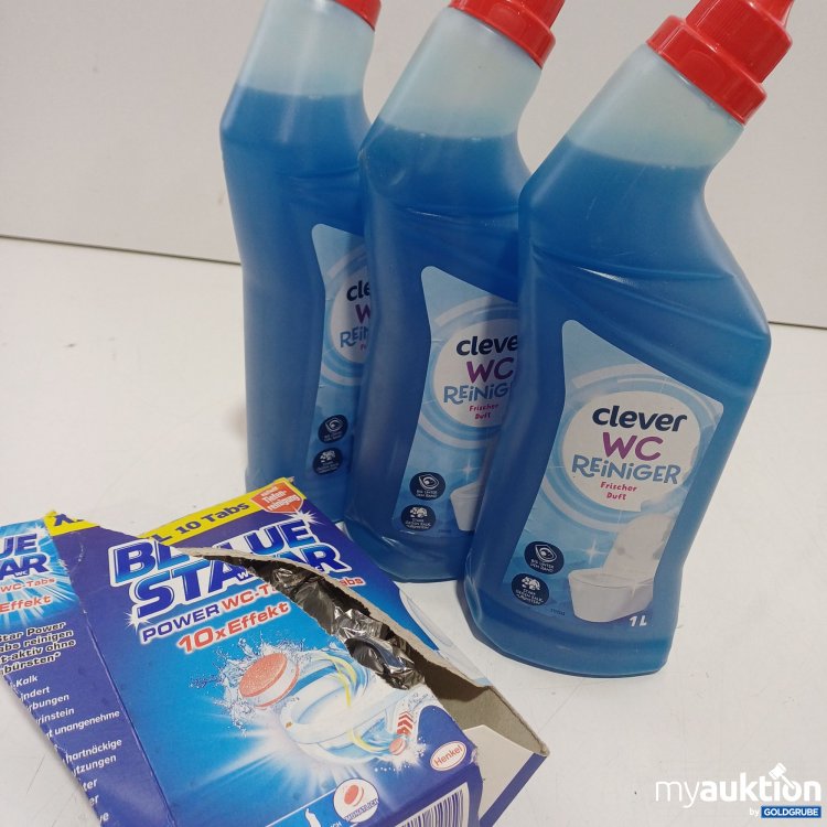 Artikel Nr. 938886 Artikel Nr. 938886: Clever WC Reiniger 3x1L + Blue Star Tabs