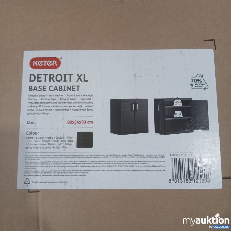 Artikel Nr. 460887 Artikel Nr. 460887: Keter Detroit XL Base Cabinet schwarz