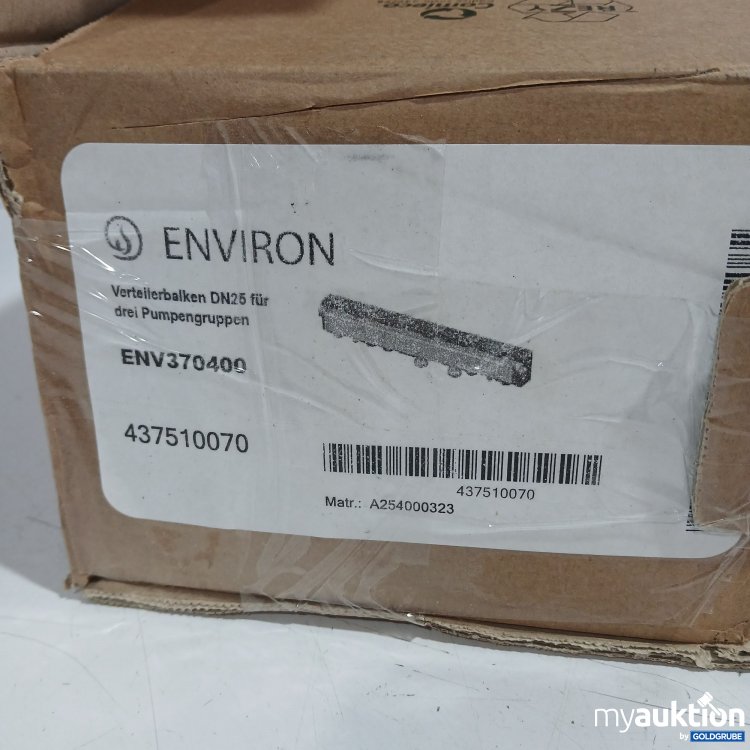 Artikel Nr. 461887 Artikel Nr. 461887: Environment Verteilerbalssken DN 25 für drei Pumpengruppen ENV370400