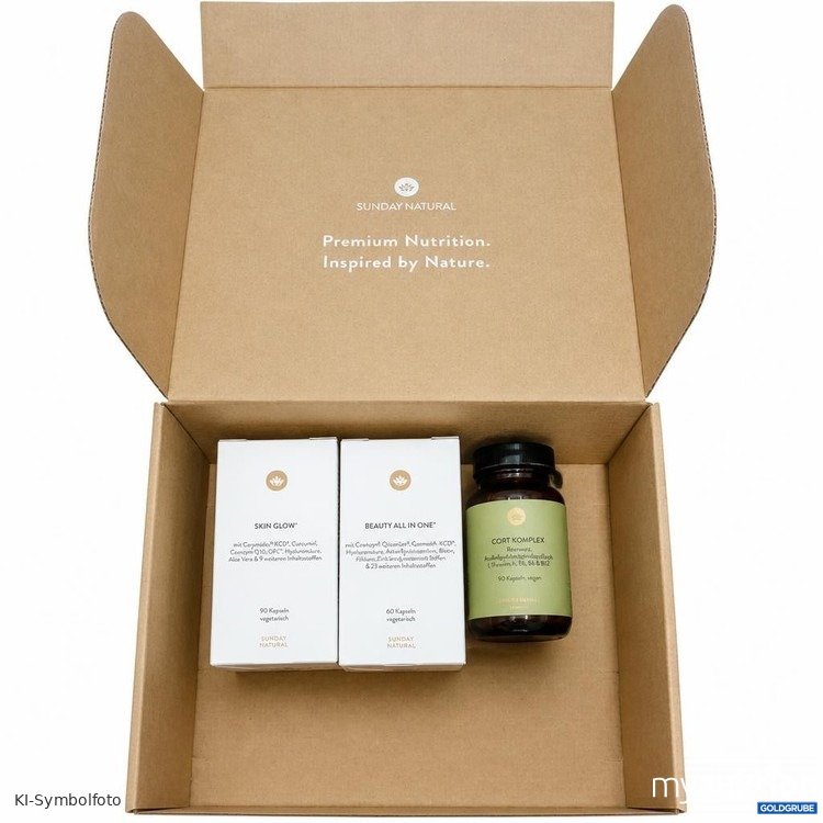 Artikel Nr. 465887: Sunday Natural Kapseln Skin Glow 90, Beauty All In One 60, Cort Komplex 90