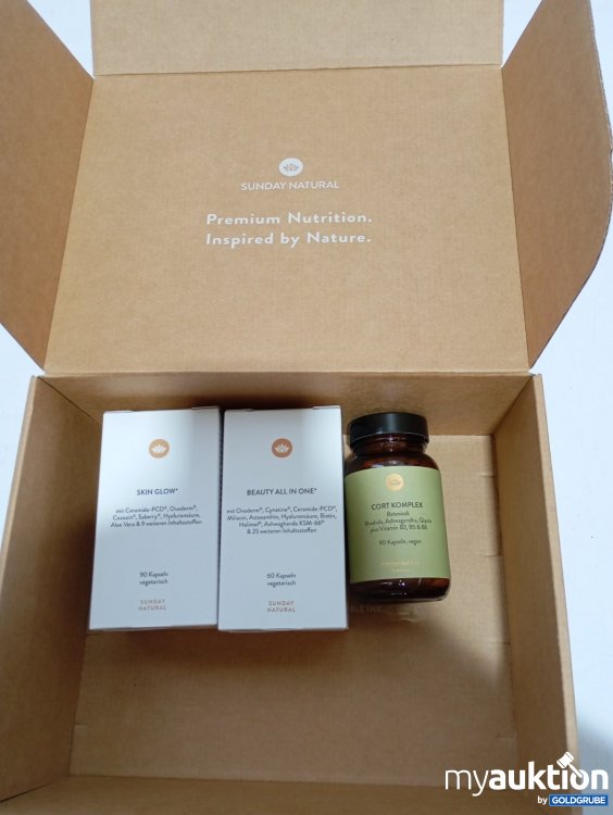 Artikel Nr. 465887: Sunday Natural Kapseln Skin Glow 90, Beauty All In One 60, Cort Komplex 90