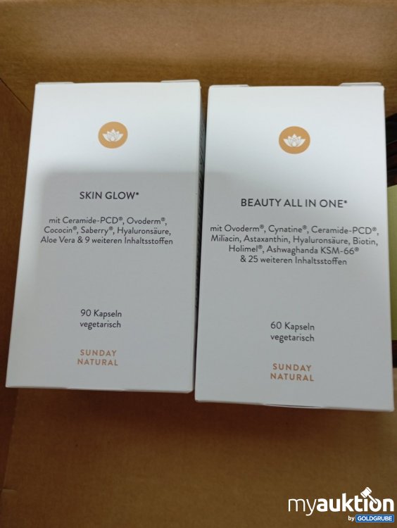 Artikel Nr. 465887: Sunday Natural Kapseln Skin Glow 90, Beauty All In One 60, Cort Komplex 90