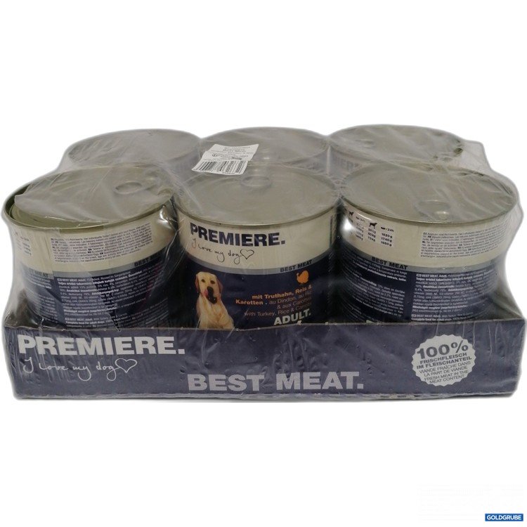 Artikel Nr. 886887 Artikel Nr. 886887: Premiere Best Meat Truthahn, Karotten Reis 6x 800g