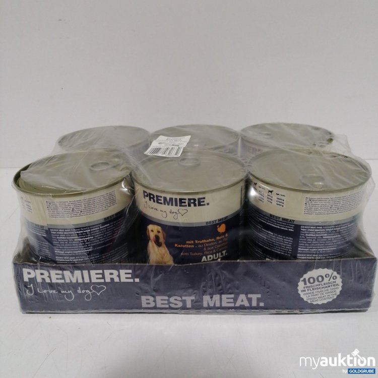 Artikel Nr. 886887 Artikel Nr. 886887: Premiere Best Meat Truthahn, Karotten Reis 6x 800g