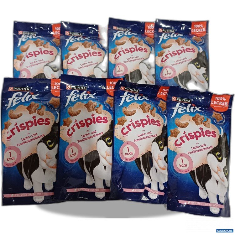 Artikel Nr. 889887: Purina felix crispies mit Lachs-und Forellengeschmack 8Stück a45G