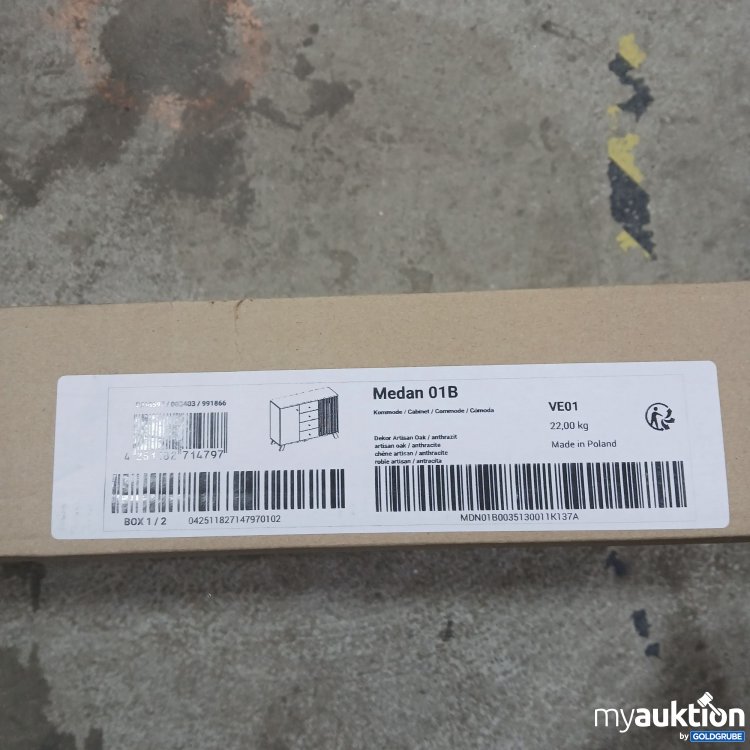 Artikel Nr. 899887: Medan 01B Kommode Dekor Artisan Oak / Anthrazit 