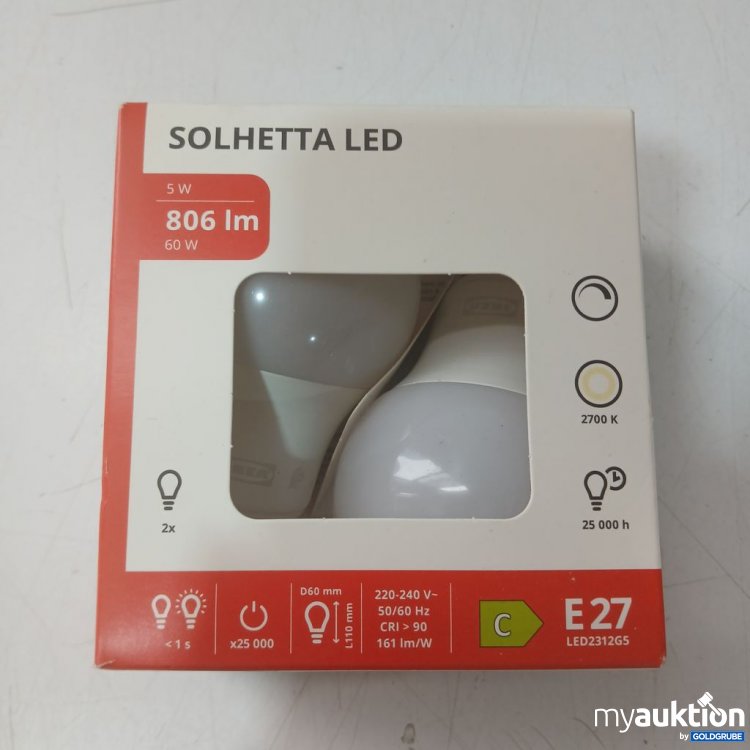 Artikel Nr. 930887 Artikel Nr. 930887: SOLHETTA LED E27 5 W 2x