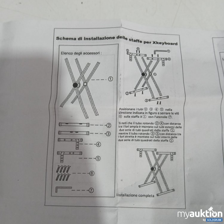 Artikel Nr. 956887: Xkeyboard Halterung 