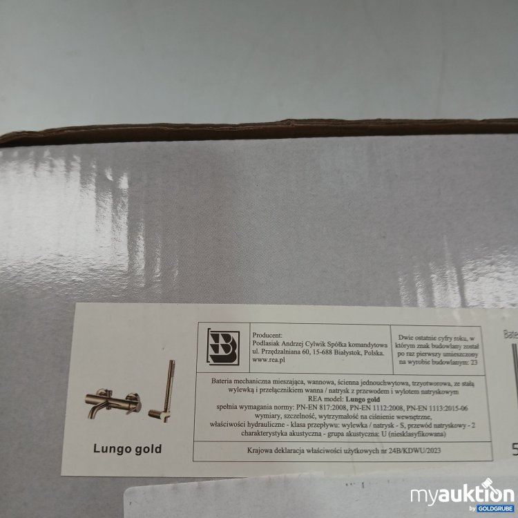 Artikel Nr. 957887: Rea Lazienka z Wyobraźnia Armatur Lungo Gold 