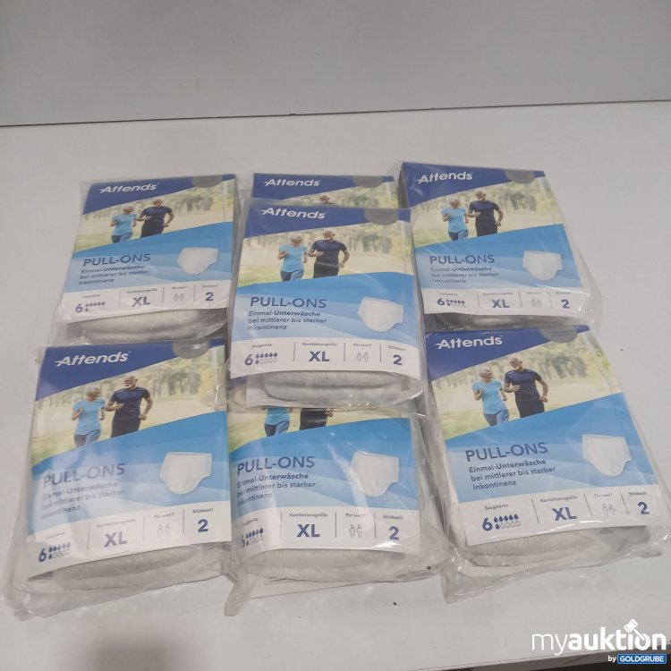 Artikel Nr. 970887 Artikel Nr. 970887: Attends Pull-Ons Einmal-Unterwäsche XL 7x