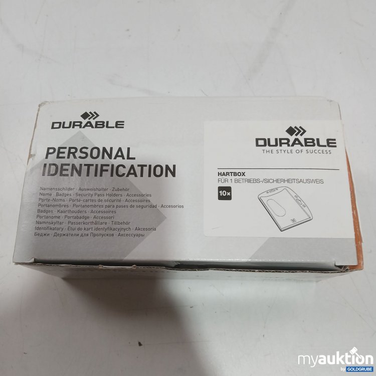 Artikel Nr. 980887 Artikel Nr. 980887: Durable Personal Identification Hartbox 10x