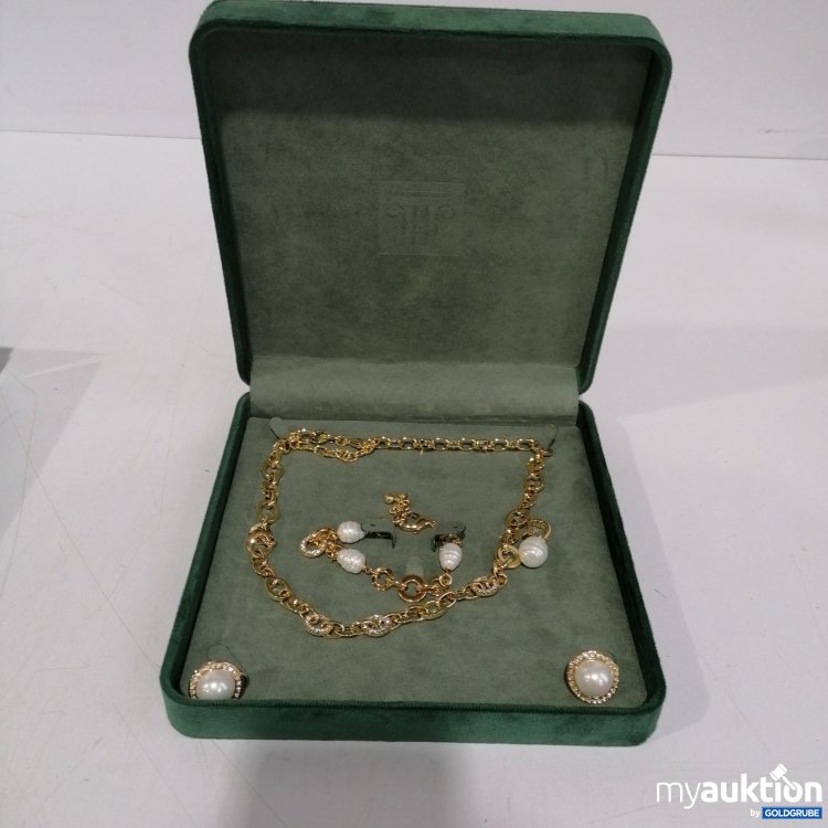 Artikel Nr. 399888 Artikel Nr. 399888: Modeschmuck Set goldfarben und Perlen